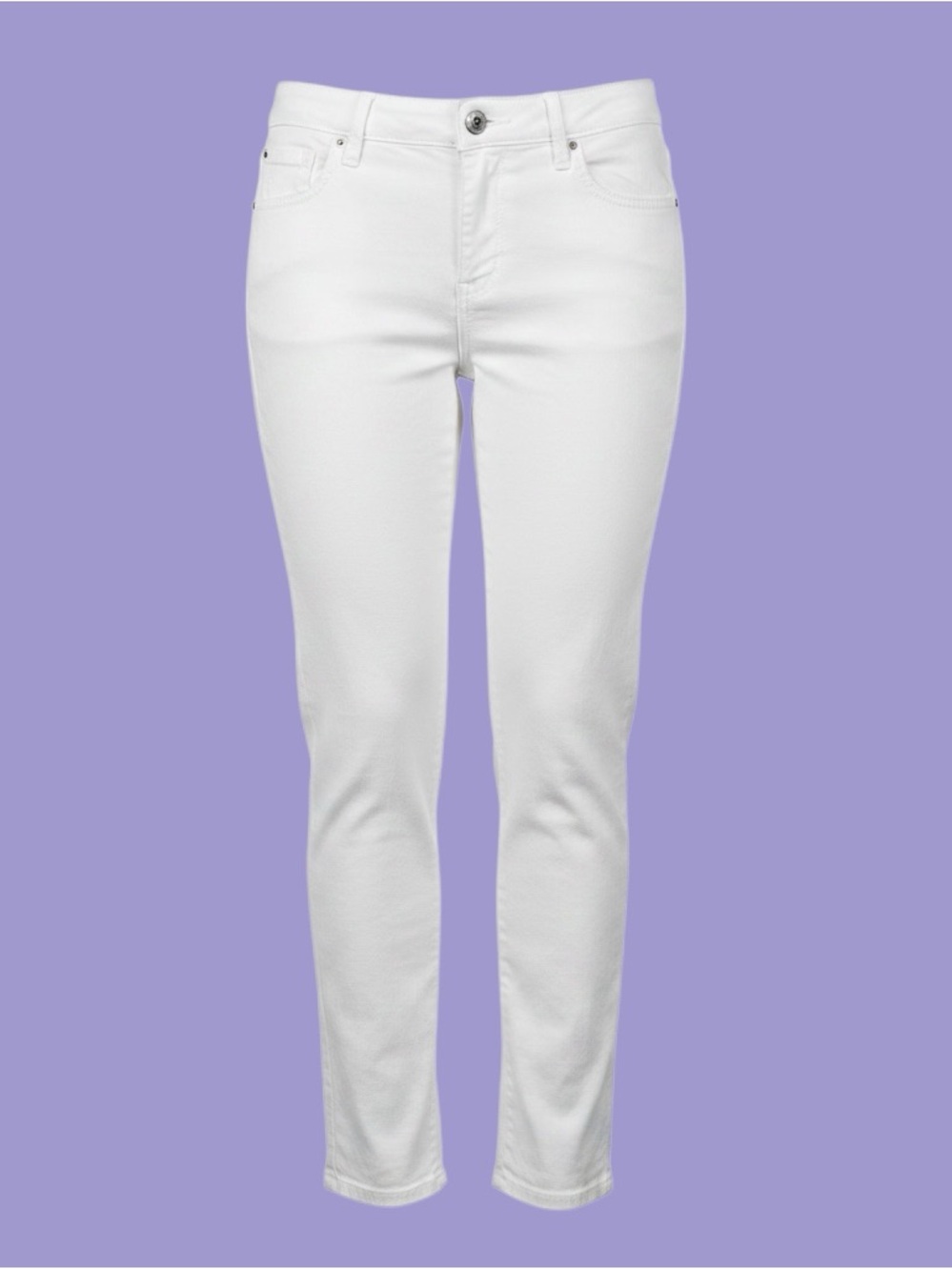 Tall Liz Claiborne White Skinny Jeans